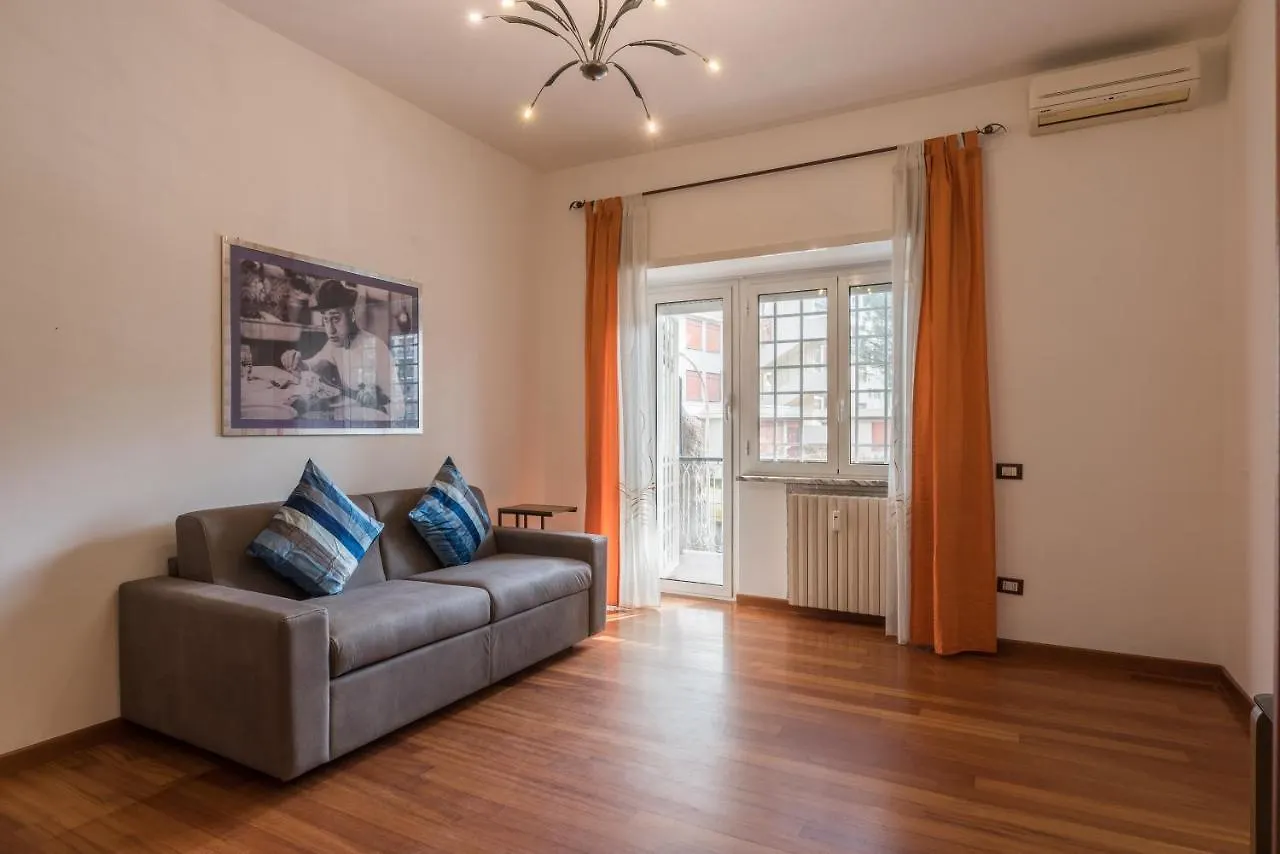 Bright Apt 2 Bedroom And Balcony روما 0*,
